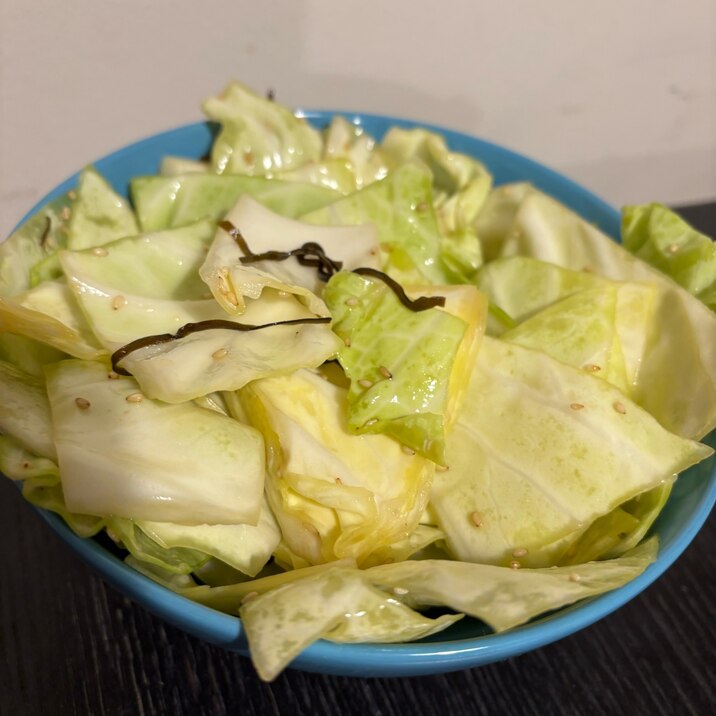 後もう一品!洗い物なし!超簡単やみつきキャベツ